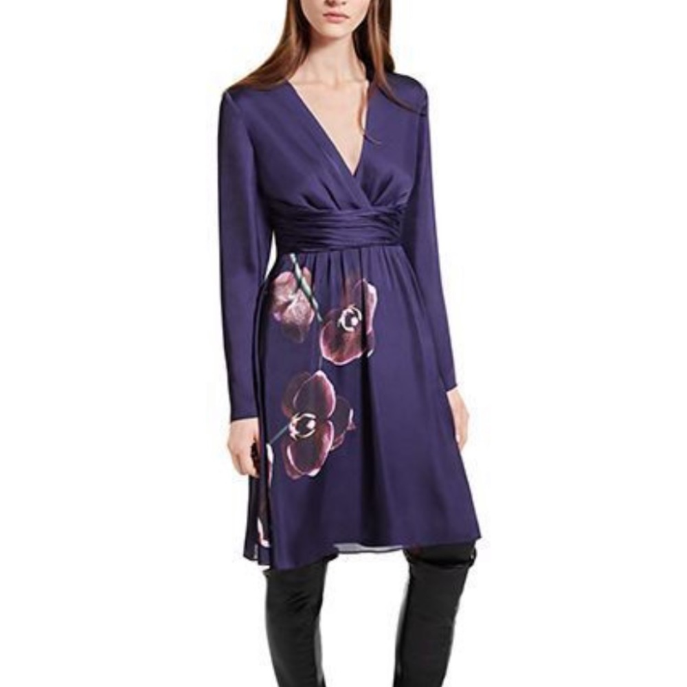 Altuzarra satin orchid dress